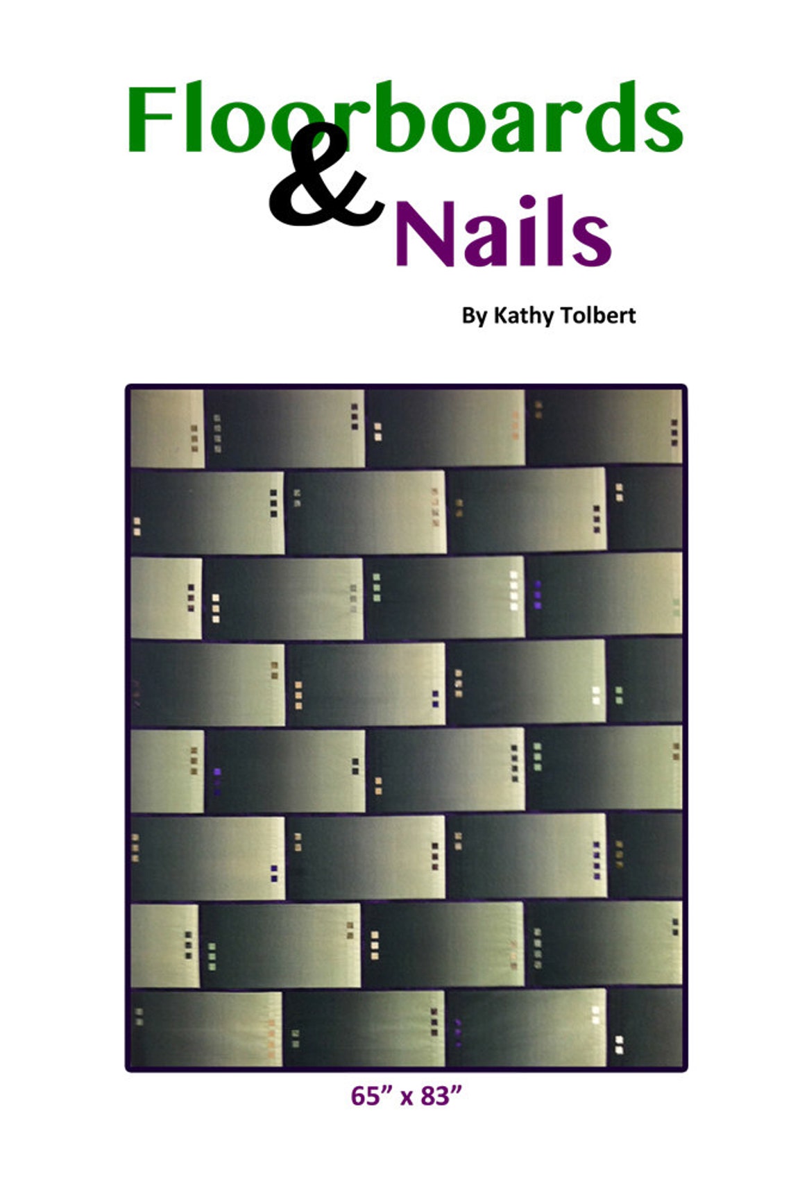 Quilt Pattern Floorboard & Nails. An original quilt pattern Etsy