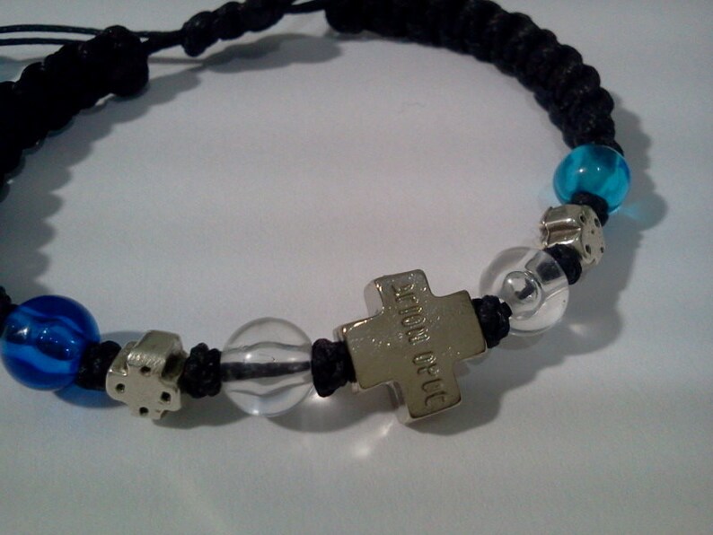 1p Orthodox greek prayer bracelet with cross blessed Mount Etsy