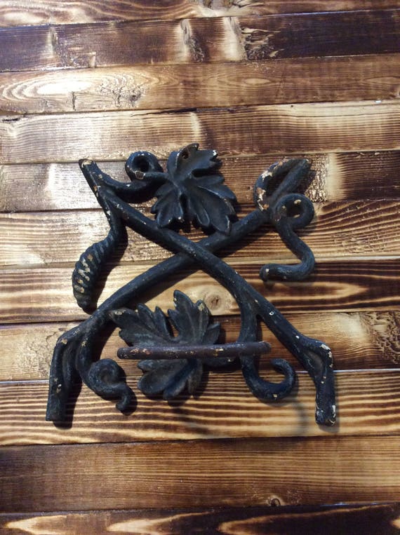 Antique Wrought Iron Oil Lamp Holder/ Primitive Farmhouse Etsy