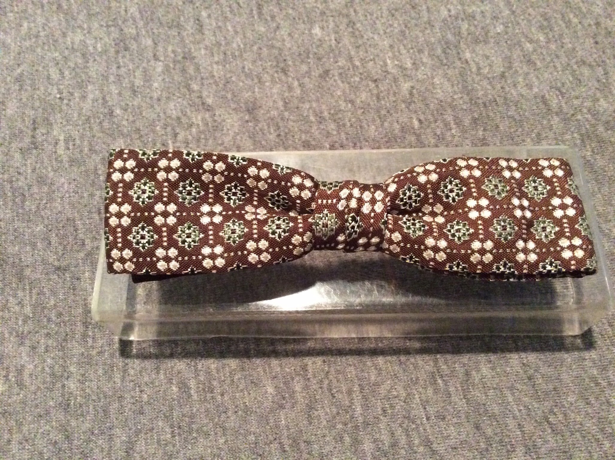 Vintage Boy S Men S Brown Bow Tie Vintage Etsy