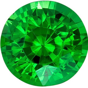 Natural Tsavorite Garnet Round Loose Gemstone USA SELLER