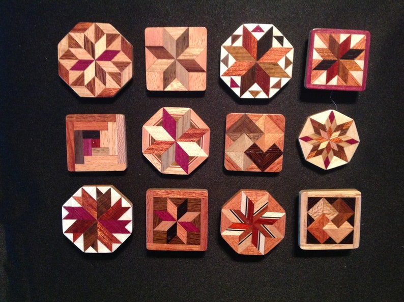 Wood Quilt pins 3 pack