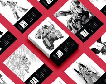 Anime Calendar Etsy Anime Calendar Etsy