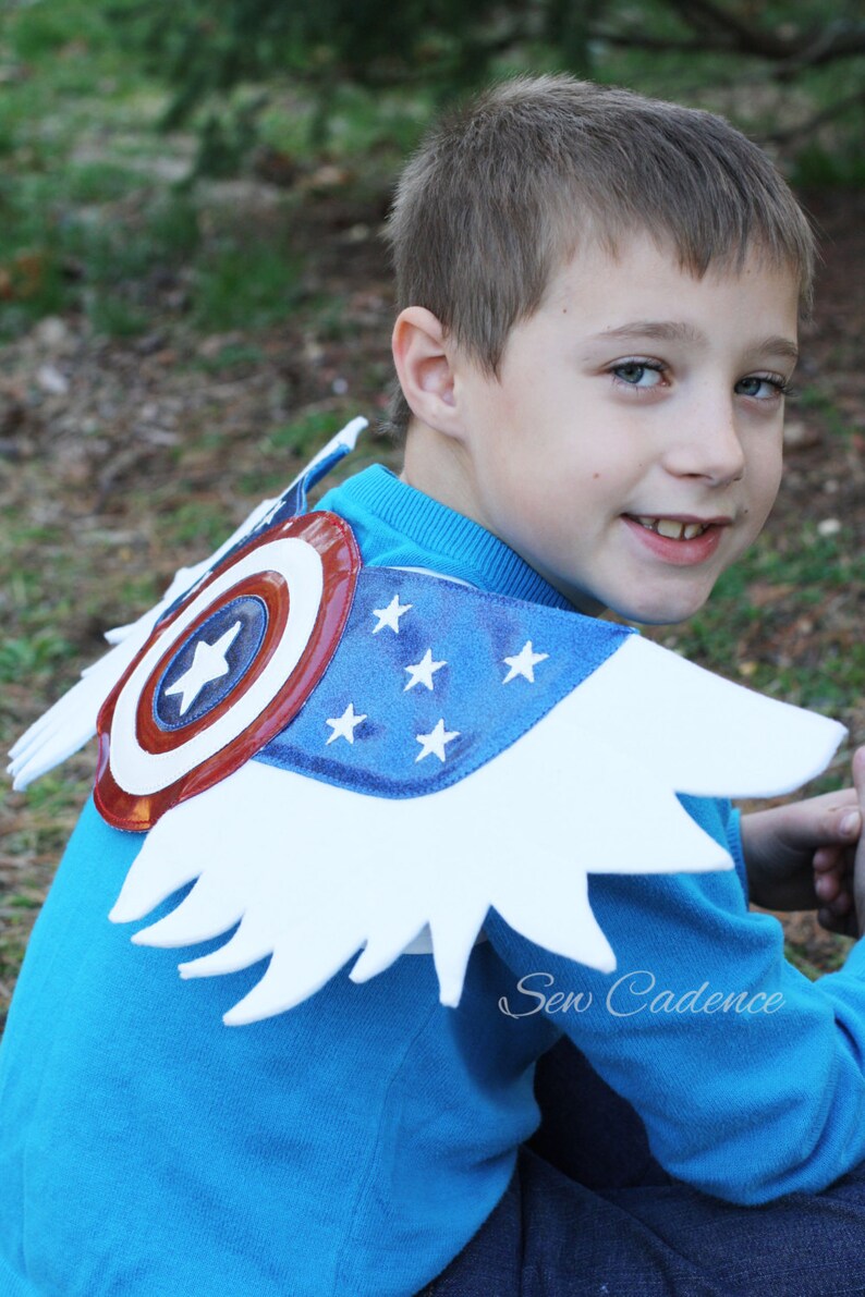 America Hero Wings ~ Captain Wings ~ Marvel Wings ~ American Eagle Wings ~ USA Costume ~ Avenger Wings
