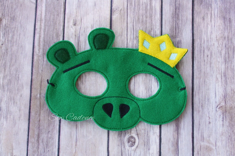 Angriest Birds Masks ~ Angry Red Bird King Pig Angry Pink Bird