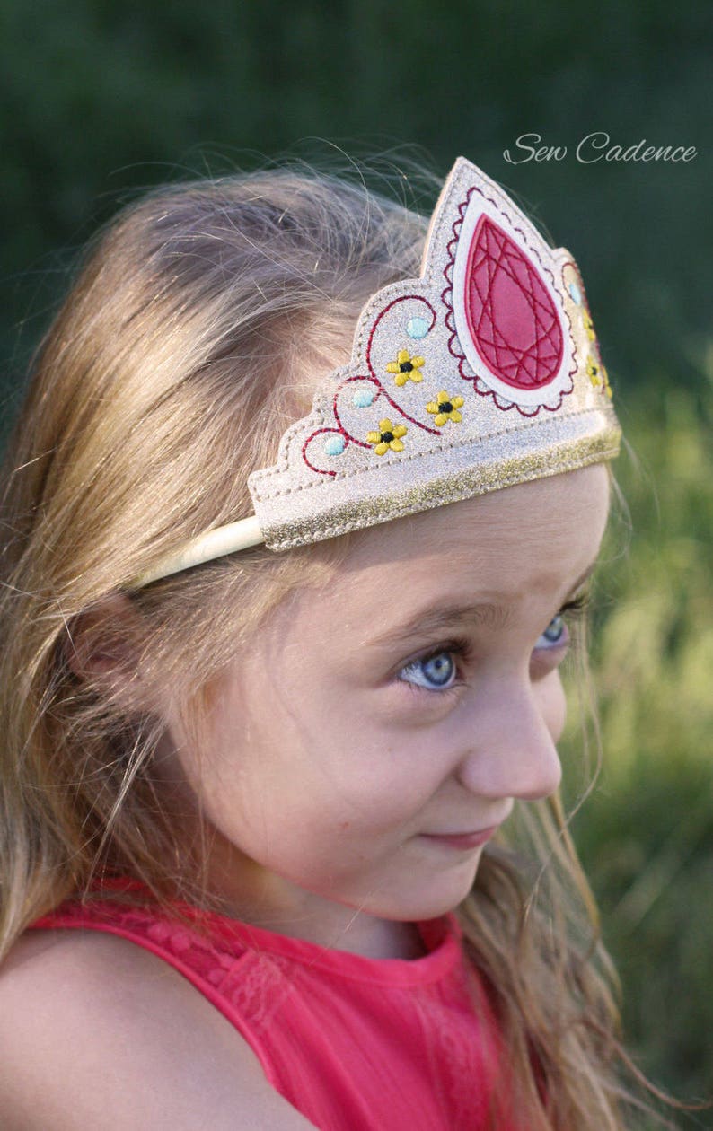 Avalor Princess Tiara Comb ~ Scepter Wand /& Flower Headband Set ~ Elena of Avalor Princess Crown ~ Princess Costume Tiara ~ Princess Hair