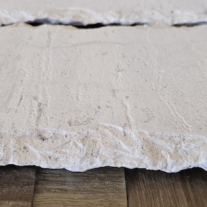 Chiseled raw Travertine Natural Stone Plate - Jewelry Tray - Candle tray - Marble Organizer - Pocket emptier - Handmade Gift - Display