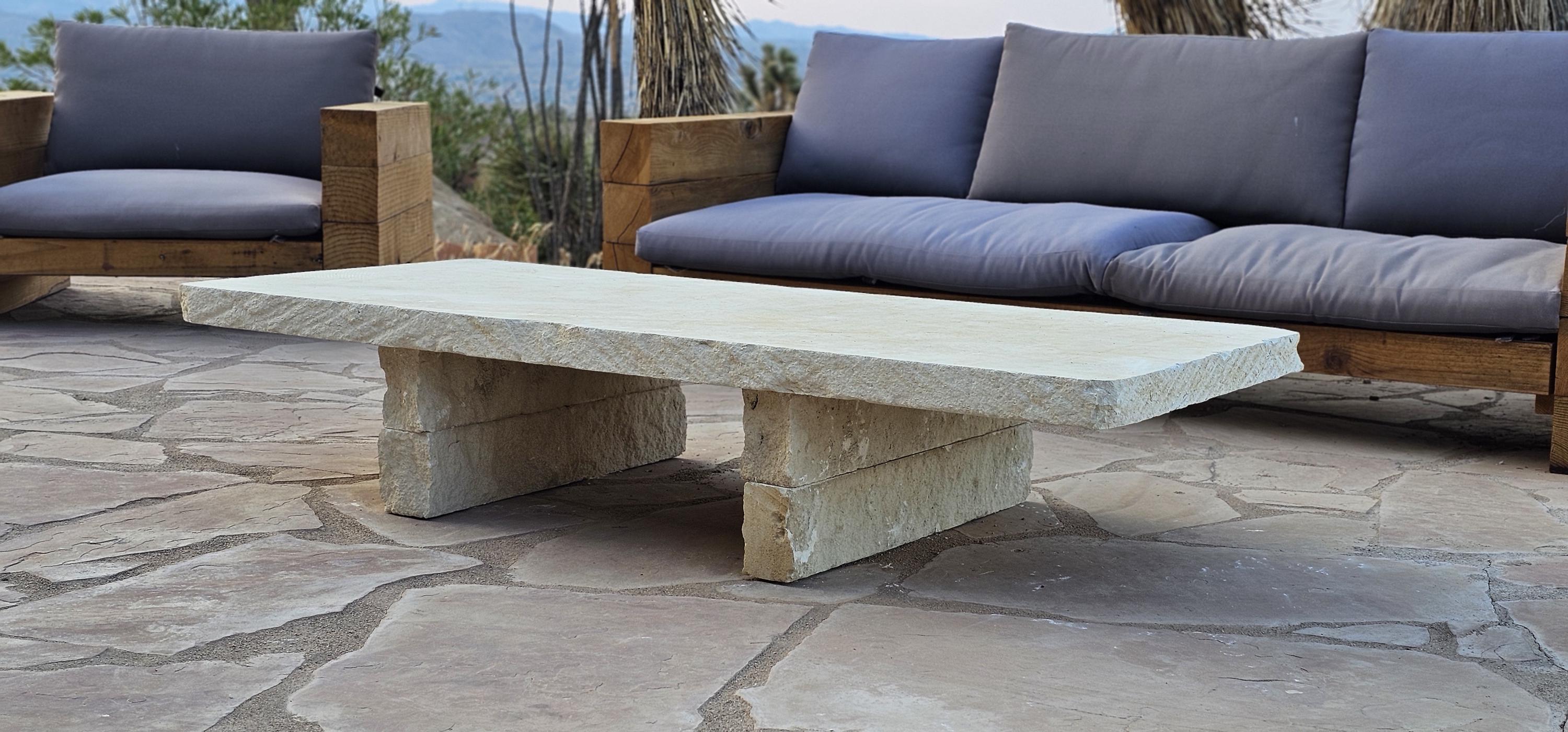 Limestone Coffee Table - Stone Table - Etsy