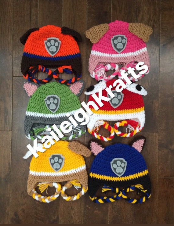 crochet character hats