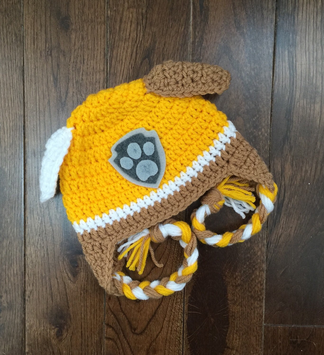 Rubble Paw Patrol Crochet Character 