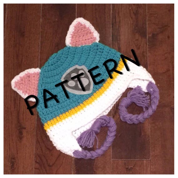 Instant PDF Download Paw Patrol Everest Crochet Hat Pattern Etsy Impressive Paw Patrol Crochet Patterns Instant PDF Download Paw Patrol Everest Crochet Hat Pattern Etsy Impressive Paw Patrol Crochet Patterns