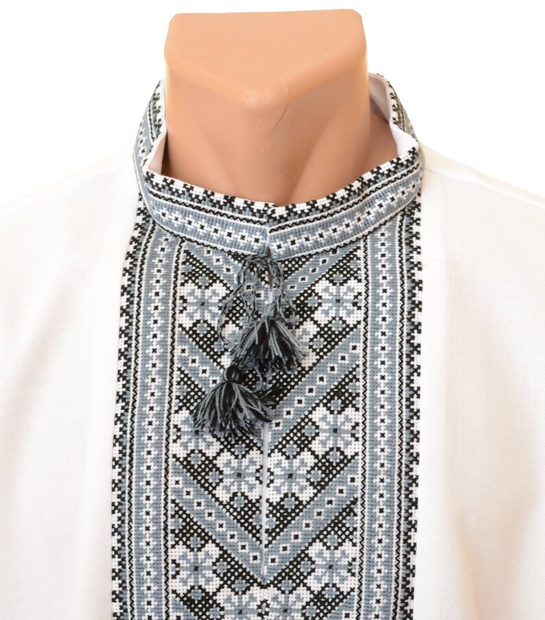 Ukrainian Hand Embroidered Men's Shirt Sorochka Etsy