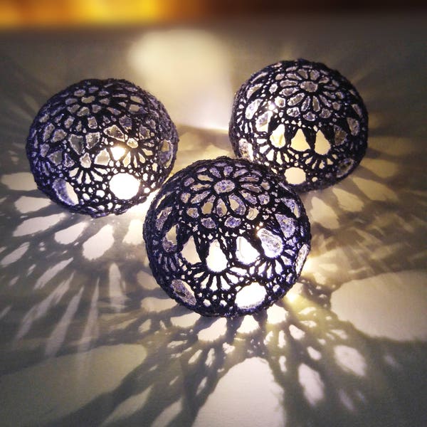 5 Wedding Table Centerpiece, Lace Table Decor, Wedding LED Lighting, Tealight Shade,  Party Wedding Decoration, Votive Holders, Set of 5