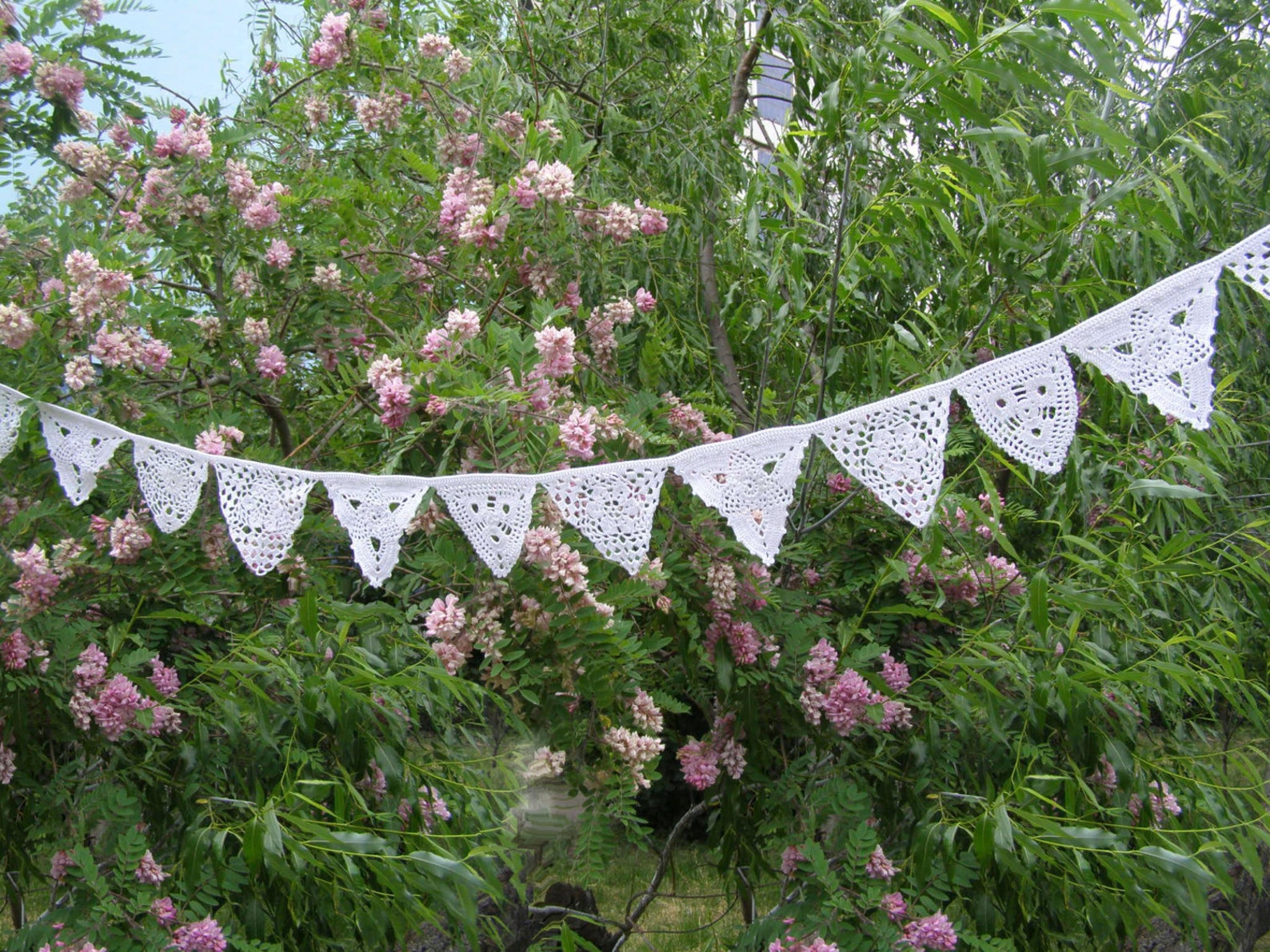 Bunting Garland Wedding Decoration Party Decor Wall Hanging Etsy