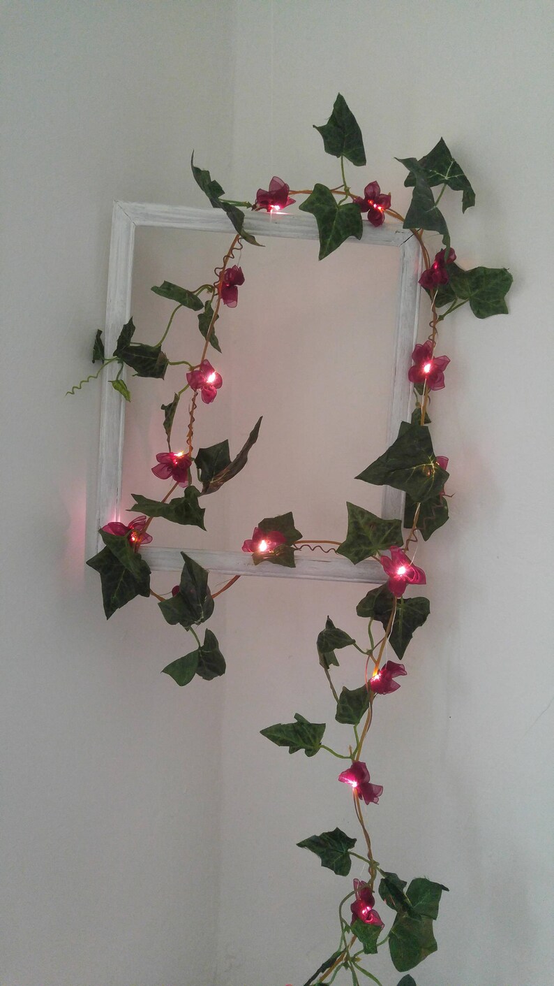 String Lights Ivy leaves Fairy Lights Wedding decoration Led Etsy
