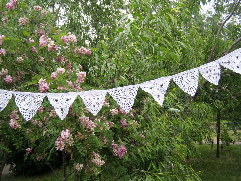 Bunting Garland Wedding Decoration Party Decor Wall Hanging Etsy