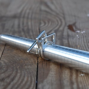 Tres hermosos anillos modernos franceses de plata hechos por Christofle