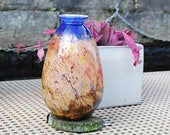 Signed French Art Deco 39 Muller Frères Lunéville 39 Vase. Mint Condition.
