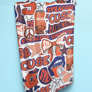 Custom College Bed Party Gift Graduation Party Gift College Acceptance Syracuse University College Blanket Team Blanket Dorm Room Decor