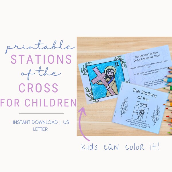 Stations of the Cross Printable Etsy