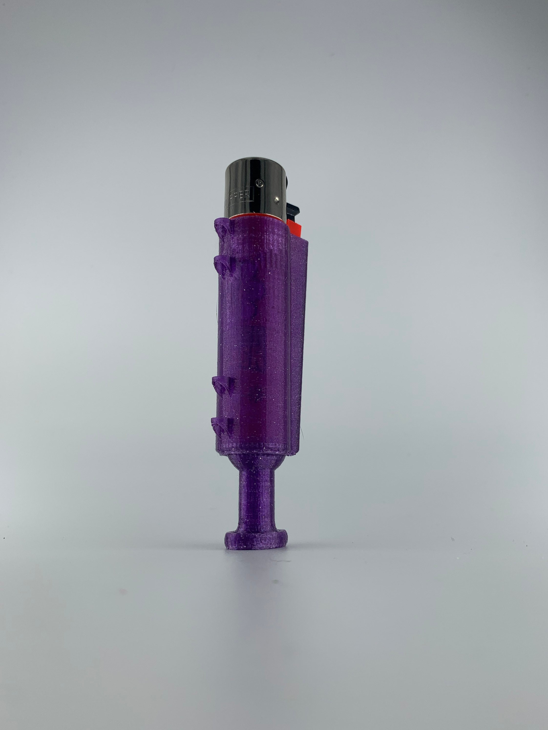 UV Glow in the Dark Purple Clipper Hemp Wick Lighter Sleeve Etsy