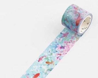 BGM Limited Edition 30mm Gold Fish Foiled Washi Tape - Bullet Journal, Paper Crafting, Gift Wrapping, Planner Masking Tape