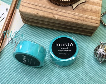 Mark’s, Maste Made in Japan 15 mm Turquoise Washi Tape - Bullet Journal, Decorative, Crafting, Scrapbooking, Planner, Masking Tape