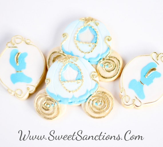 Half Dz Cinderella Cookie Set A Dream Is A Wish Your Heart Etsy