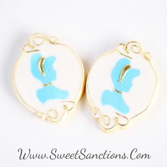 Half Dz Cinderella Silhouette Cookies A Dream Is A Wish Etsy