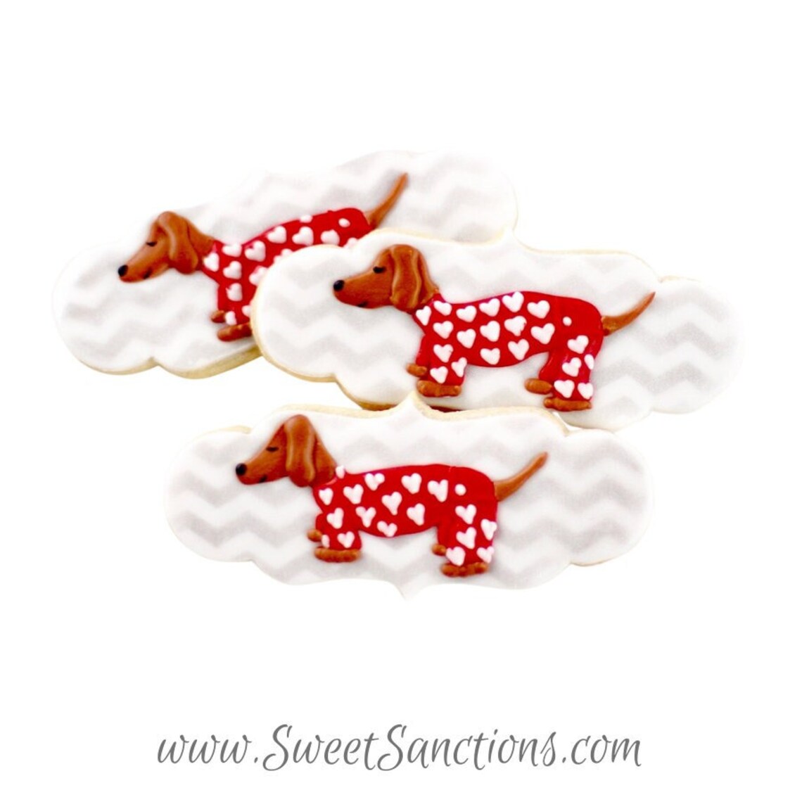 1 Dz. Dachshund Puppy Cookies Worlds Best Weiner Etsy