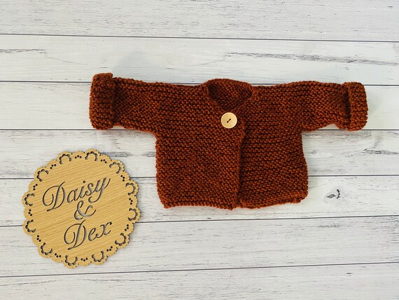 chunky knit cardigan baby girl