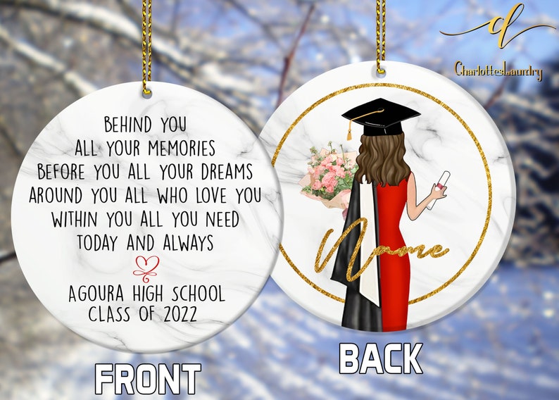 Personalized 2023 Graduation Ornament Custom Graduation Etsy