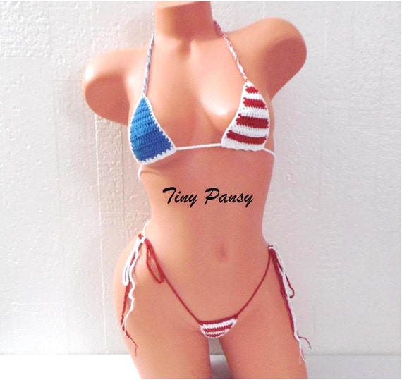 american flag micro bikini