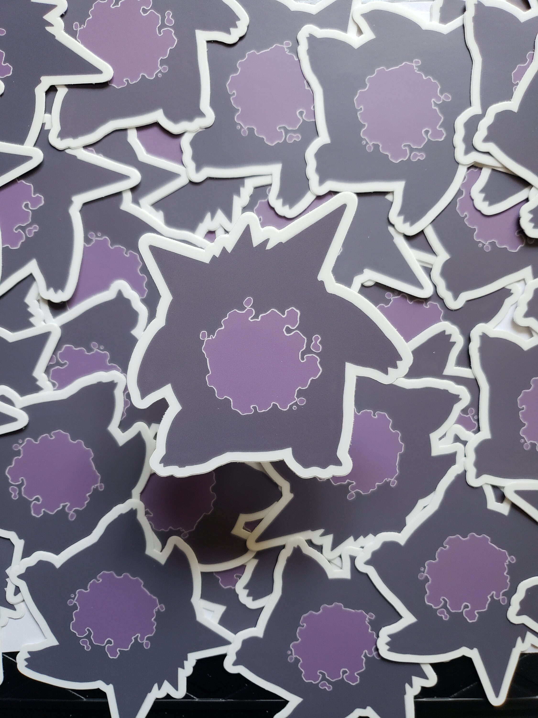 Nintendo Pokémon Gengar and Gastly Evolution Vinyl Die Cut