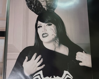 PixelxKitten Signed Spider Gwen and Venom Cosplay Costume Print