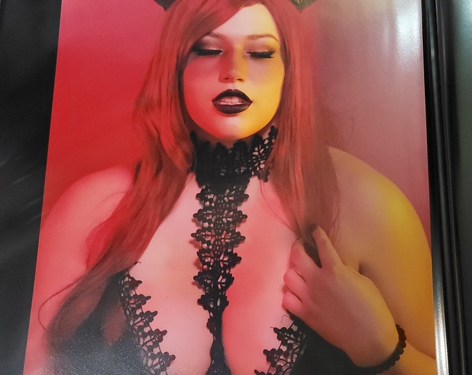 PixelxKitten Signed Demon Witch Cosplay Costume Print