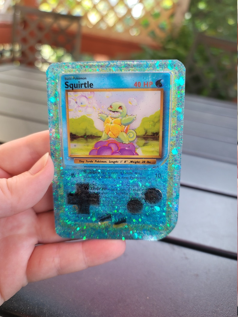 Pokémon Gameboy Made From Resin! Handmade and Awesome Gift For Gamers and Pokémon Lovers! image 3