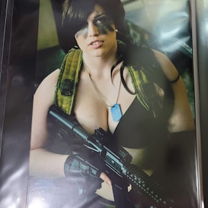 PixelxKitten firmado Star Wars Metal Gear Solid Crash Bandicoot Cosplay traje impresión