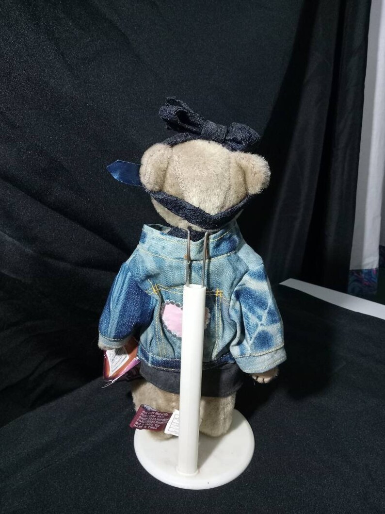 20th Century Brass Button Bear Roxy 1980 Etsy