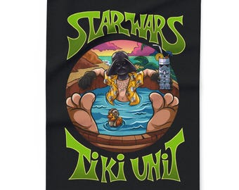 Star Wars Tiki Fleece Blanket: Cozy Movie Night Throw