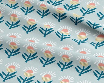 Sunflowers Cotton Fabric, Happy Trails Collection