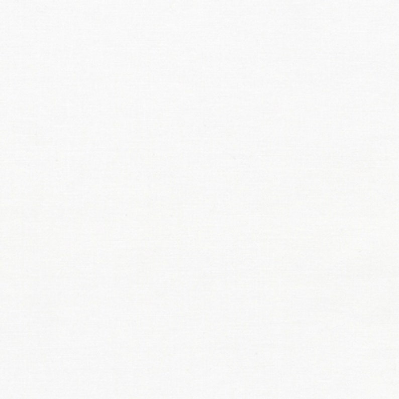 Quilting Weight Cotton Fabric Kona Cotton Solids Collection Robert Kaufman White