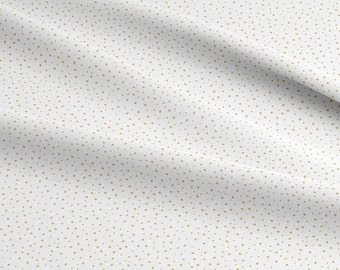 Speckled White Cotton Fabric