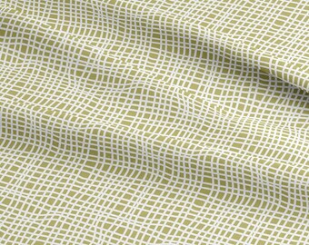 Netting Leaf Cotton Fabric