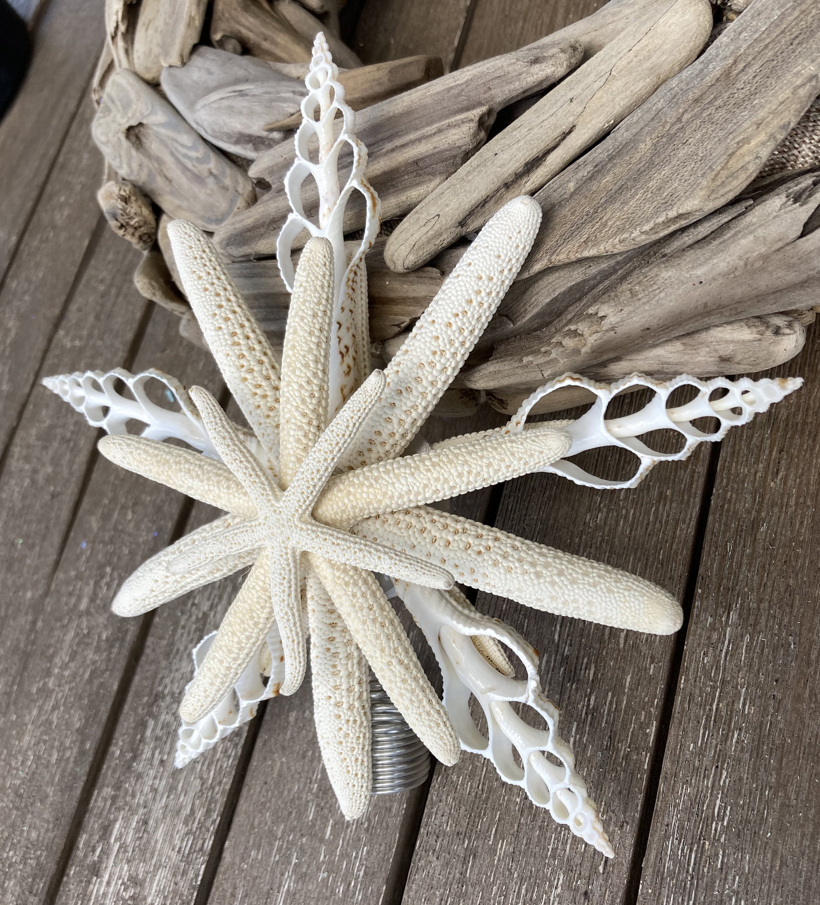 Coastal Tree Topper, Beach Tree Topper, Starfish Tree Topper, Beach ...