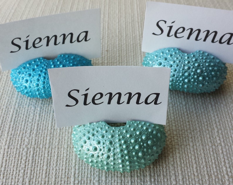 Beach Decor Beach Wedding Name Place Card Holders Sea Etsy