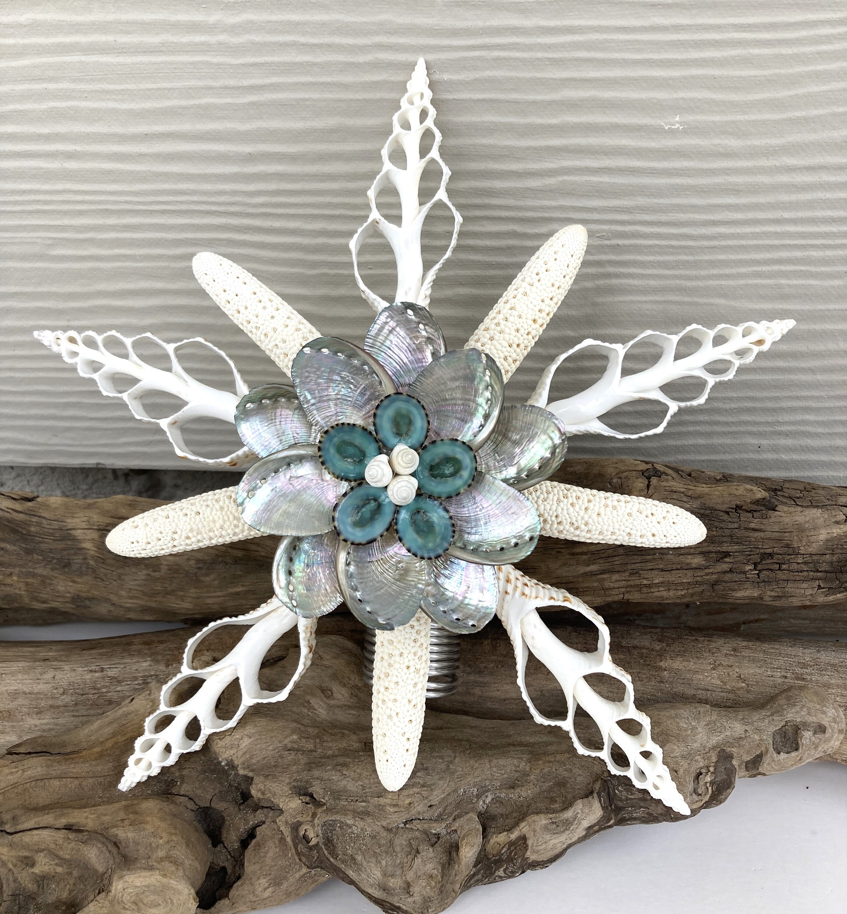 Coastal Tree Topper, Beach Tree Topper, Starfish Tree Topper, Beach ...