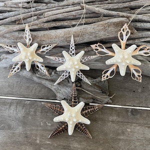 Beach Christmas Ornament, Coastal Christmas Ornament, Beach Christmas, Christmas Ornament, Beach Decor, Starfish Ornament