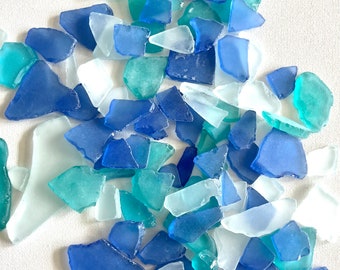 Sea Glass Assorted Colors, Seashells, Shells, Beach Decor, Craft Shells, Bulk Shells, Sea Glass