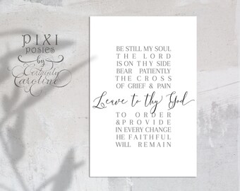 Be Still My Soul Etsy Singapore